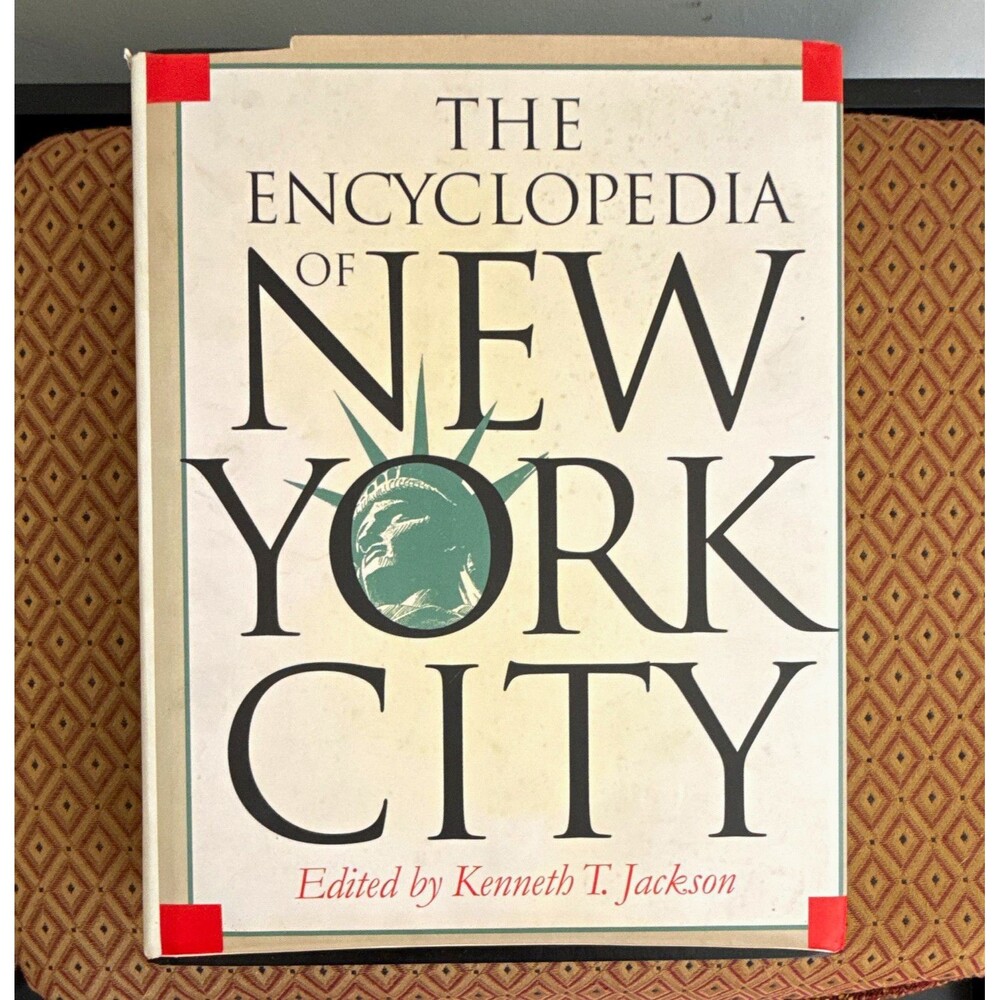 1995 Encyclopedia of New York City Yale Univ Press Kenneth T. Jackson HC DJ